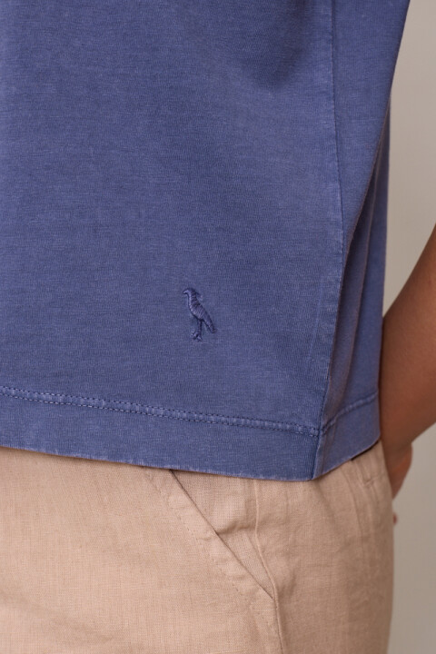 T-SHIRT DEBRA POLANCO Azul