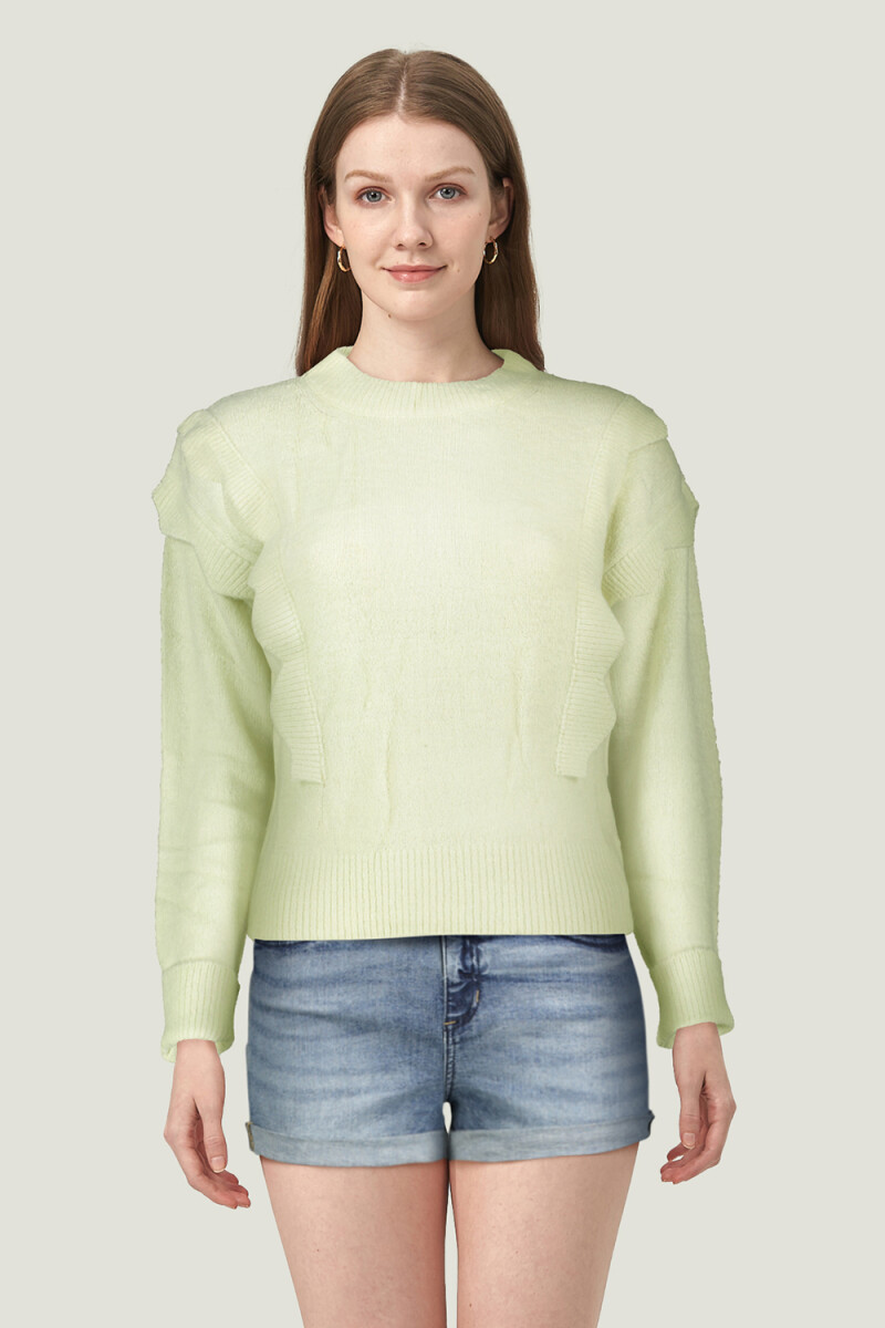 Sweater Ambarvale - Verde Palido 