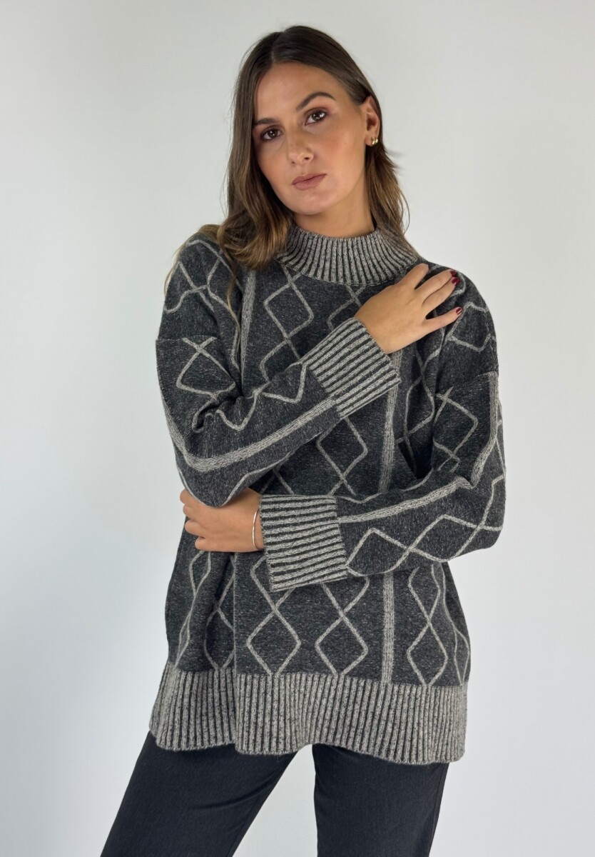 SWEATER RINGO - GRIS 