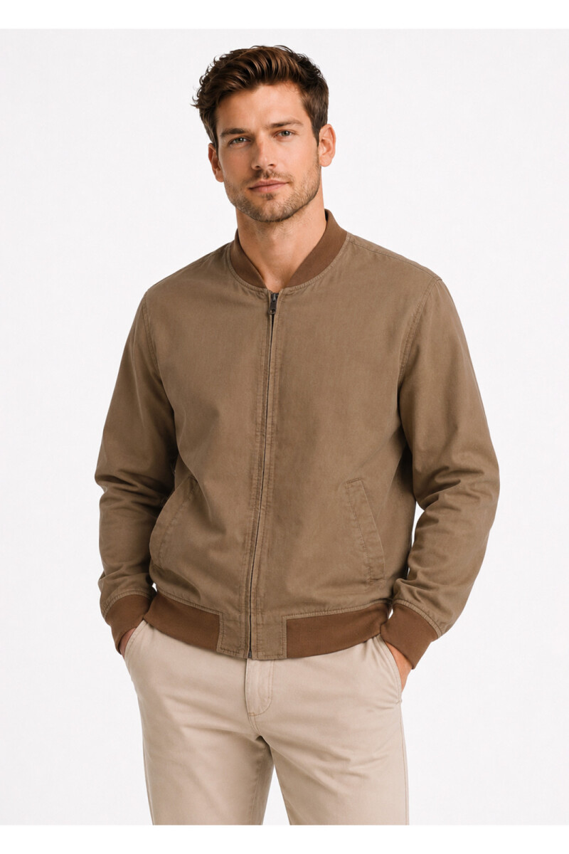 Campera Arrow Microfibra TAUPE