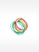 Pulsera Con Cuentas Multicolor multicolor