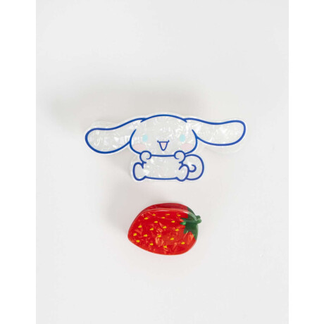 Set De Broches ''cinnamoroll'' Combinacion Multicolor