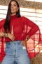 Blusa Chauane Bordeaux
