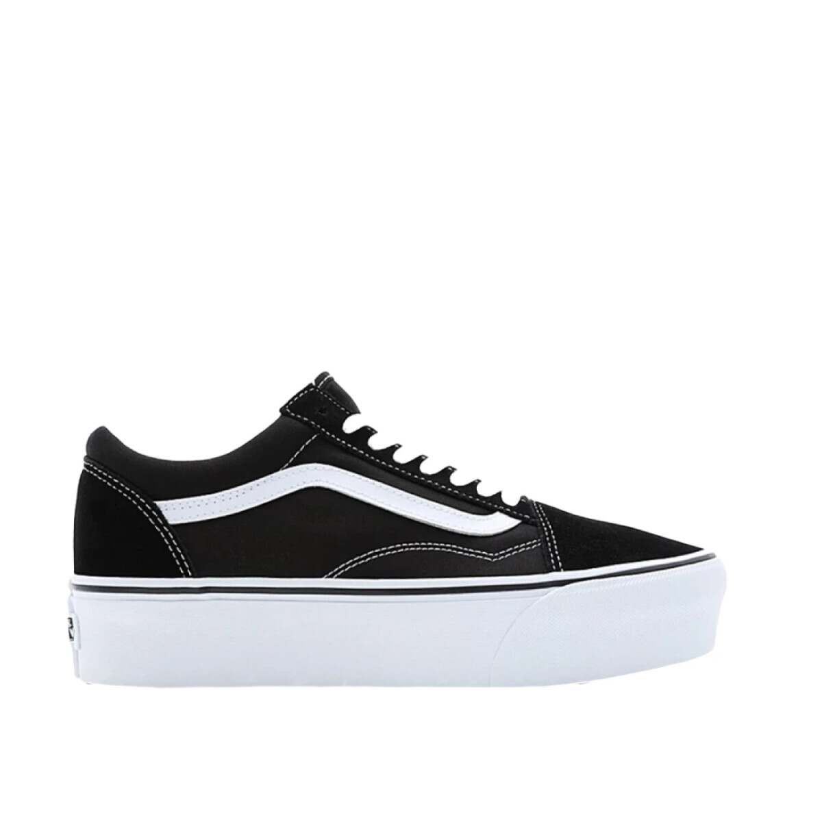 Championes Vans Old Skool Plataforma - Negro 