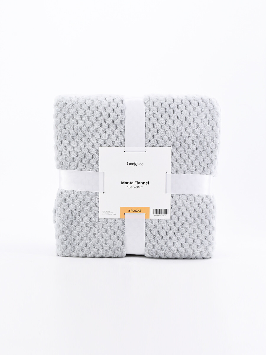 FLANNEL PANAL 2 PLAZA - GRIS 