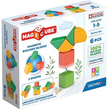 Juego cubos magnéticos Starter set 6pcs Juego cubos magnéticos Starter set 6pcs