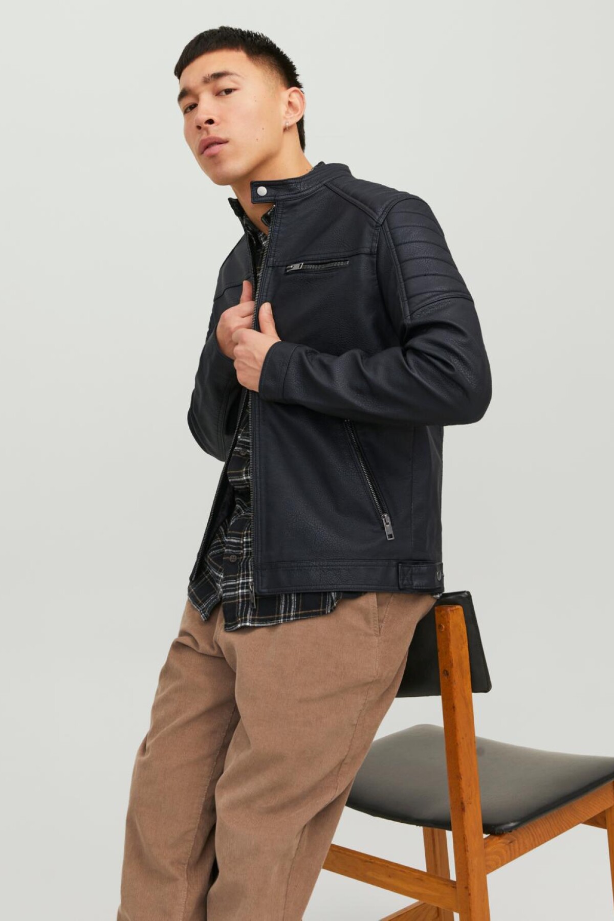 Jack & jones Chaqueta Rocky Gamuza Falsa Marrón