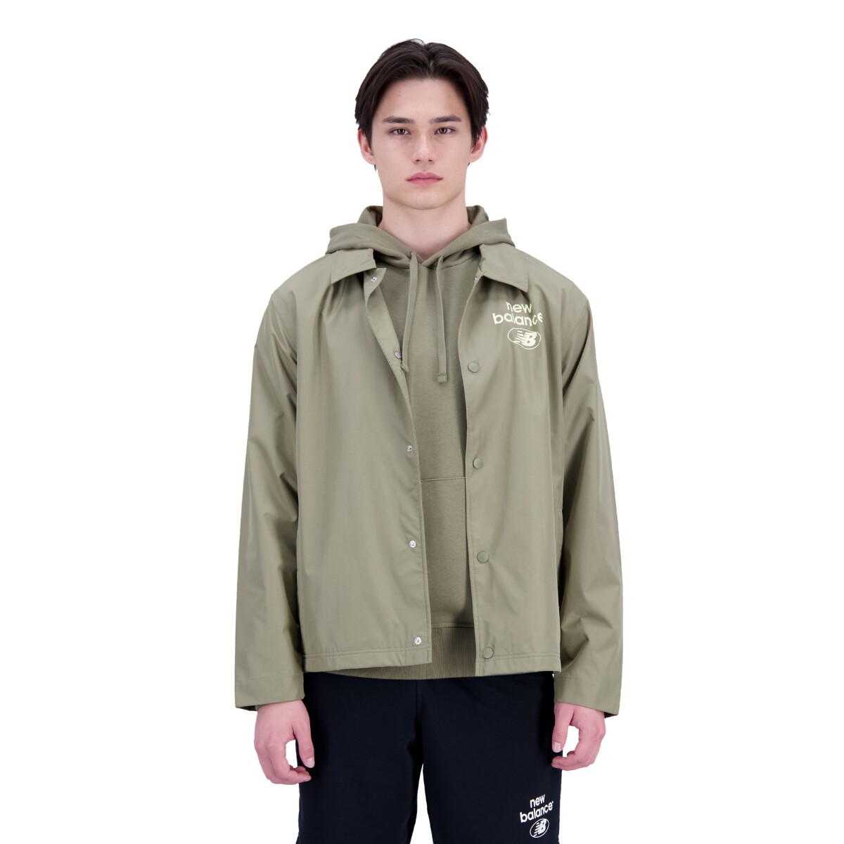 Campera New Balance de Hombre-EssentialsReimagine-MJ31531CGN - GREEN 