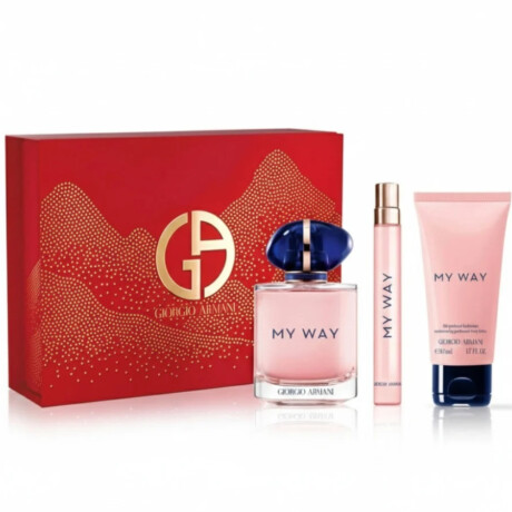 Cofre Armani Perfume My Way EDP 90ml + Travel Size10ml + Body Lotion 50ml Cofre Armani Perfume My Way EDP 90ml + Travel Size10ml + Body Lotion 50ml