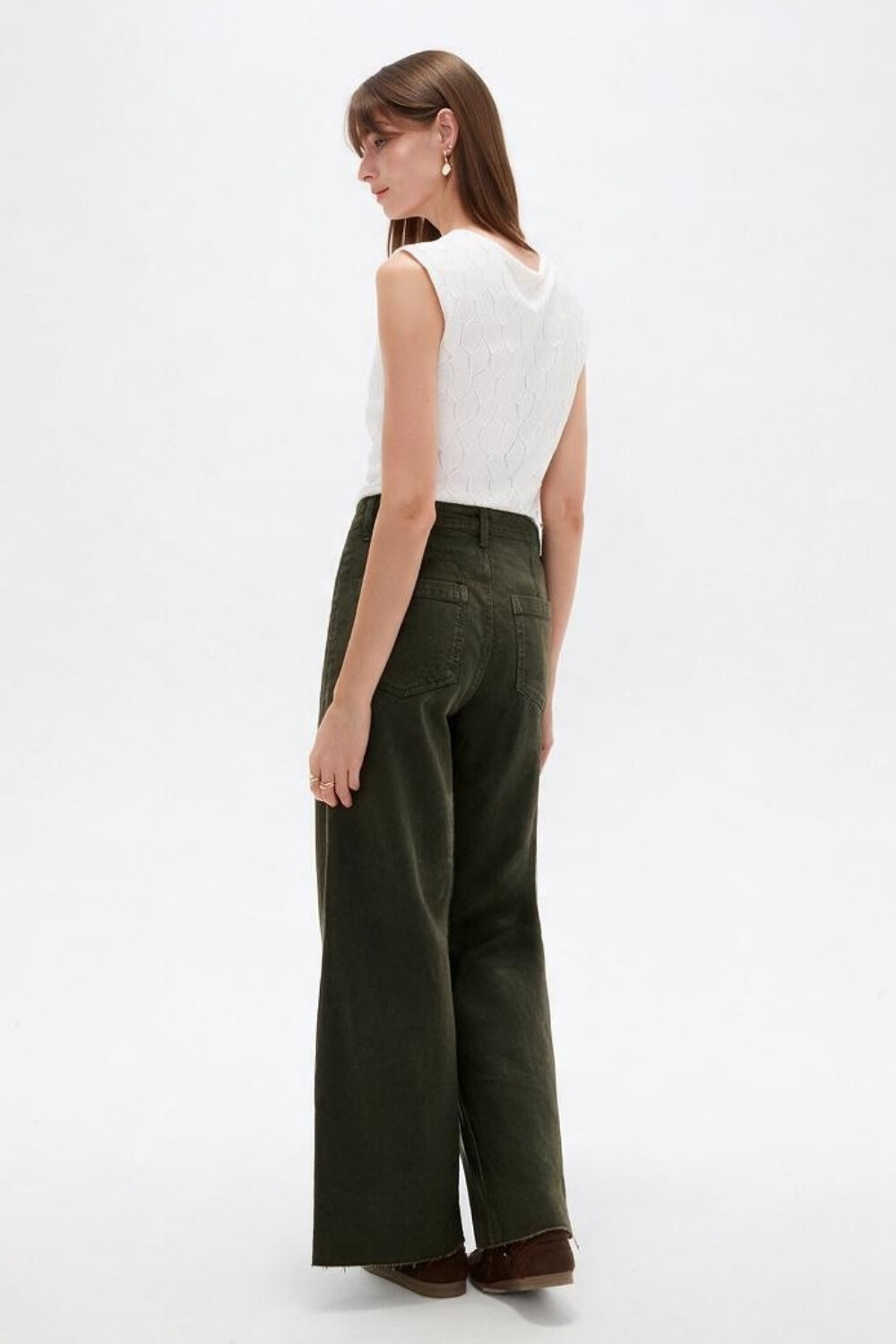 Pantalon Balton Verde Oliva Oscuro