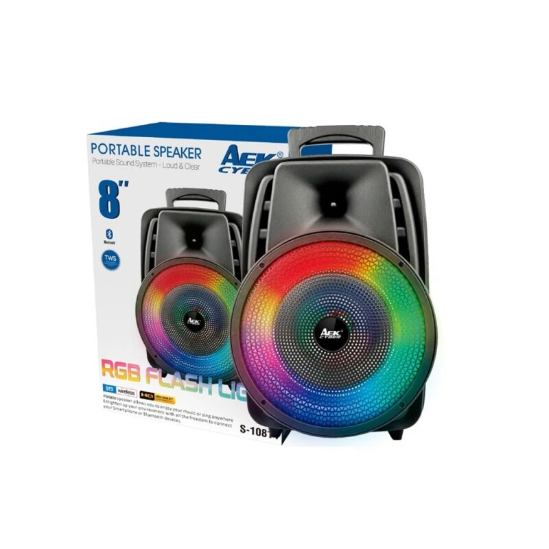 PARLANTE PORTABLE AEK S-10814 8"" PARLANTE PORTABLE AEK S-10814 8""