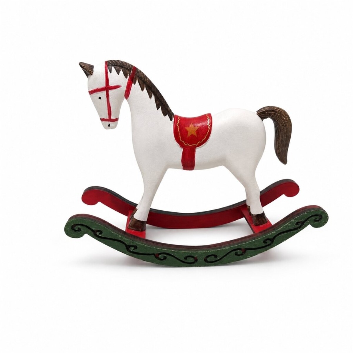 CABALLO MECEDOR DECORATIVO 20CM 