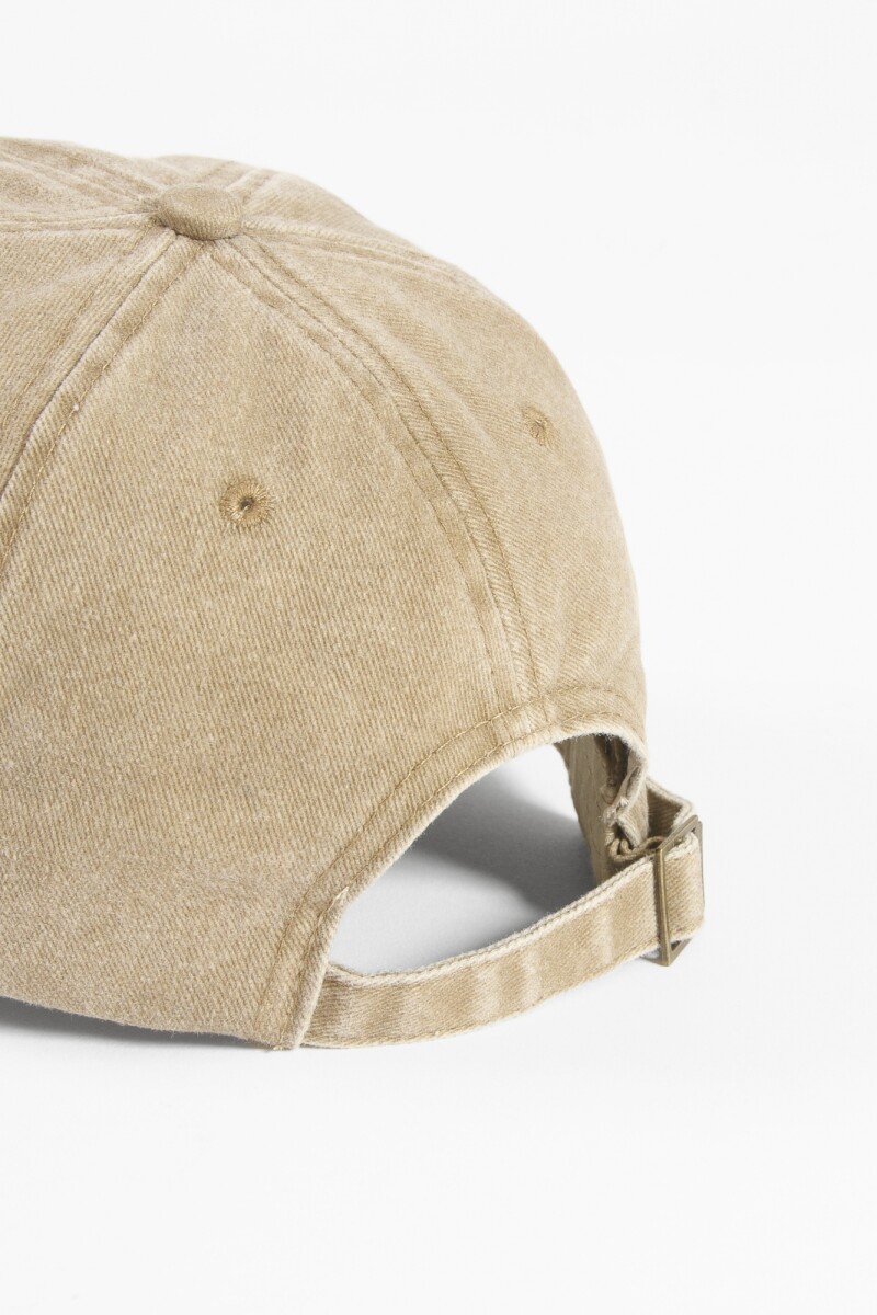 Cap aesthetic unknown beige