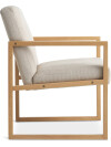 Sillón KALUNDBORG tela 1 cuerpo arena/roble Sillón KALUNDBORG tela 1 cuerpo arena/roble