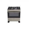 Cocina A Gas James 4 Hornallas Titanuim Con Mesada De Vidrio Negra Cocina A Gas James 4 Hornallas Titanuim Con Mesada De Vidrio Negra