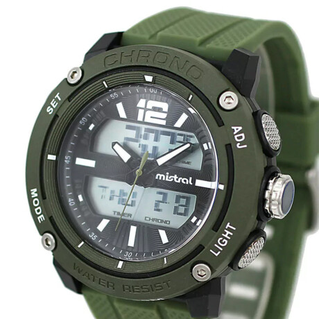 Reloj Mistral Deportivo Silicona Verde 0