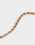 Collares Cortos Metal diferenciado Collar Corto Con Cordón - Dorado