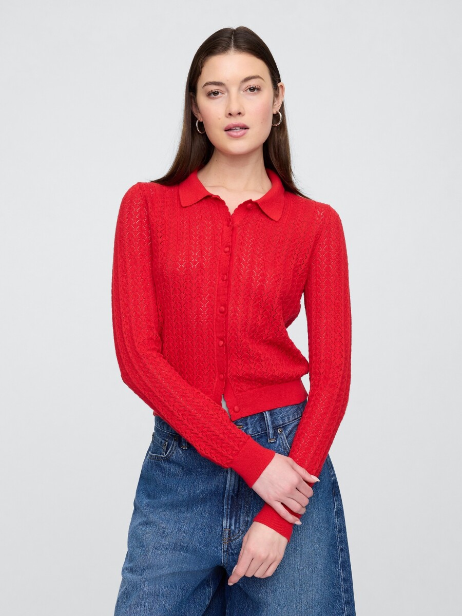 Saco Stitch Mujer - Tomato Sauce 