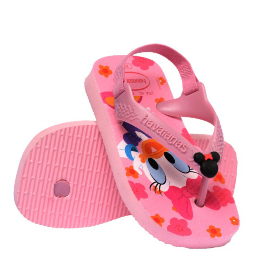 Sandalias Infantiles Havaianas Baby Disney Classics Rosado Glow