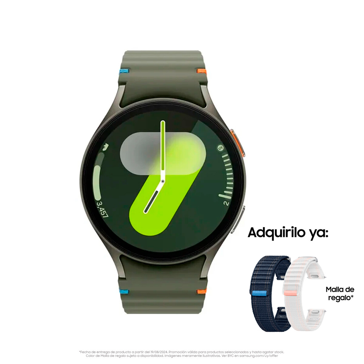 Reloj SmartWatch Samsung Galaxy Watch 7 SM-L310 44mm Green 