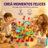 Juego Bloques Construcción Tuberias Infantil 113 Piezas Variante Diseño Multicolor