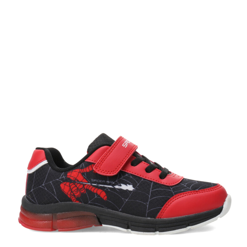 Championes de Niños Marvel Spiderman Negro - Rojo