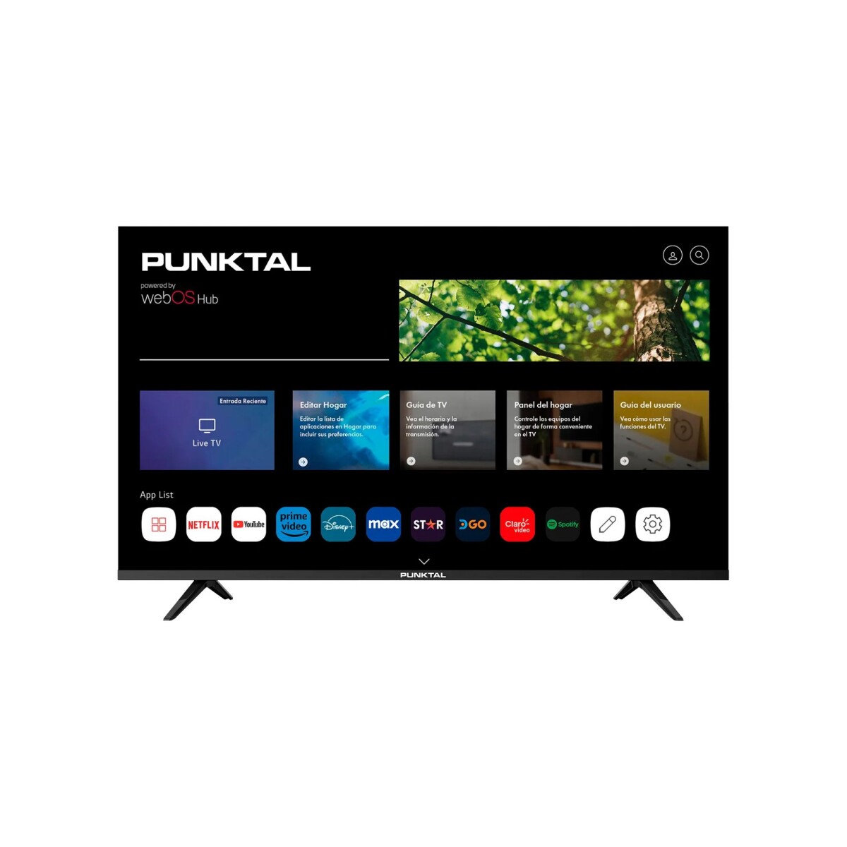 PANTALLA LED 55" SMART 4K UHD - ISDBT - WEBOS - NETFLIX - Y/YUBE S/MARCO C/VOZ - acero inoxidable 