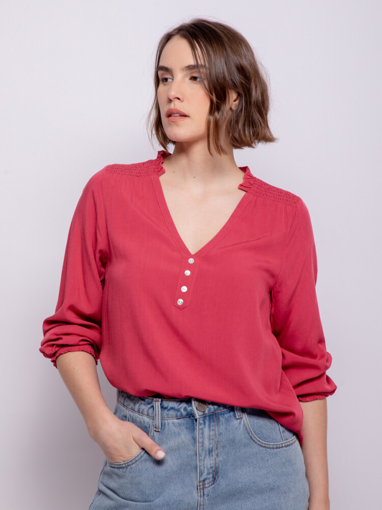 BLUSA MOLINAR Rojo Tabasco