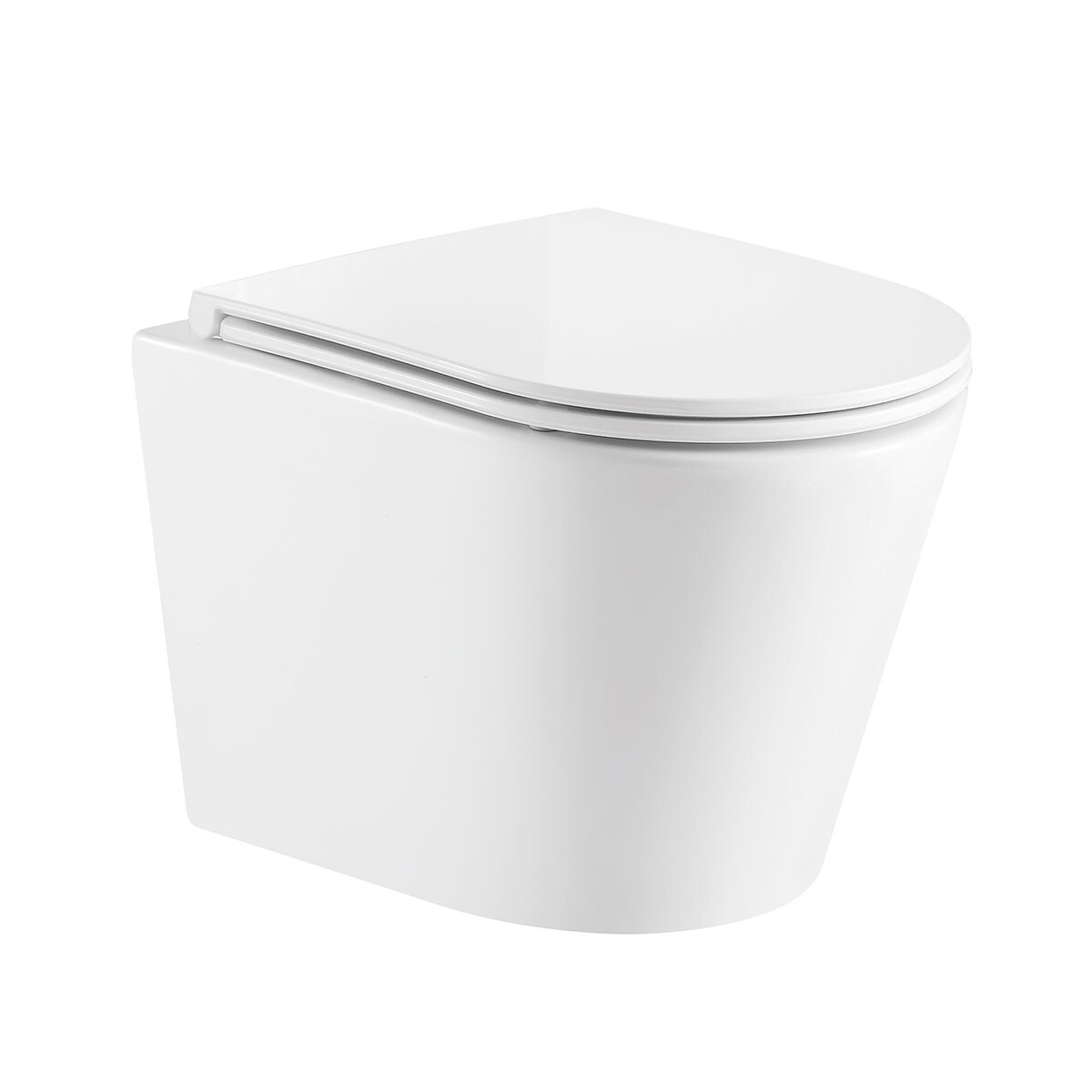 Inodoro Para Colgar Powell Blanco Mate 51X35Cm Brillo 