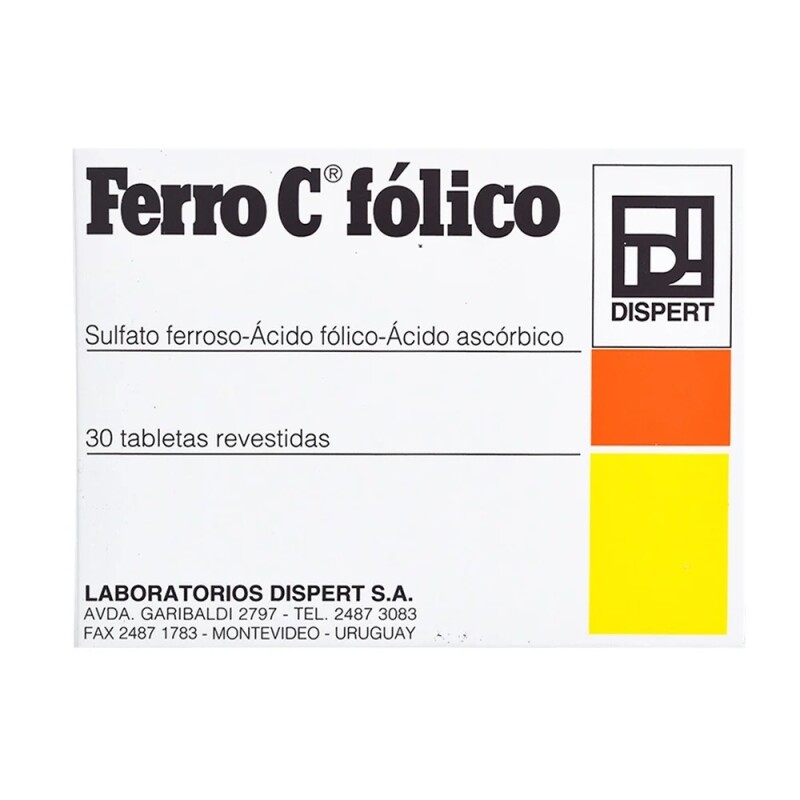 Ferro C Folico 30 Tabletas Ferro C Folico 30 Tabletas