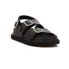 Sandalias Mujer Darkness Plataforma Negro