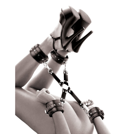 Set BDSM Cumfy Hogtie Esposas para Muñecas y Tobillos Set BDSM Cumfy Hogtie Esposas para Muñecas y Tobillos