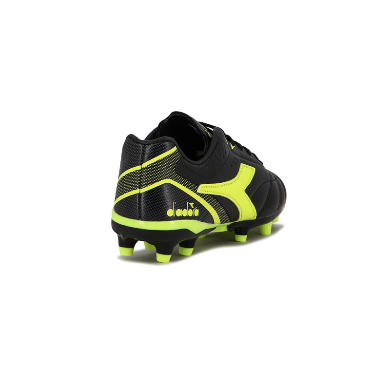 Diadora Futbol Tifosi MD Junior - Negro-Amarillo Fluor Negro-Amarillo Fluo