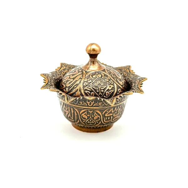 Azucarero de metal Cobre