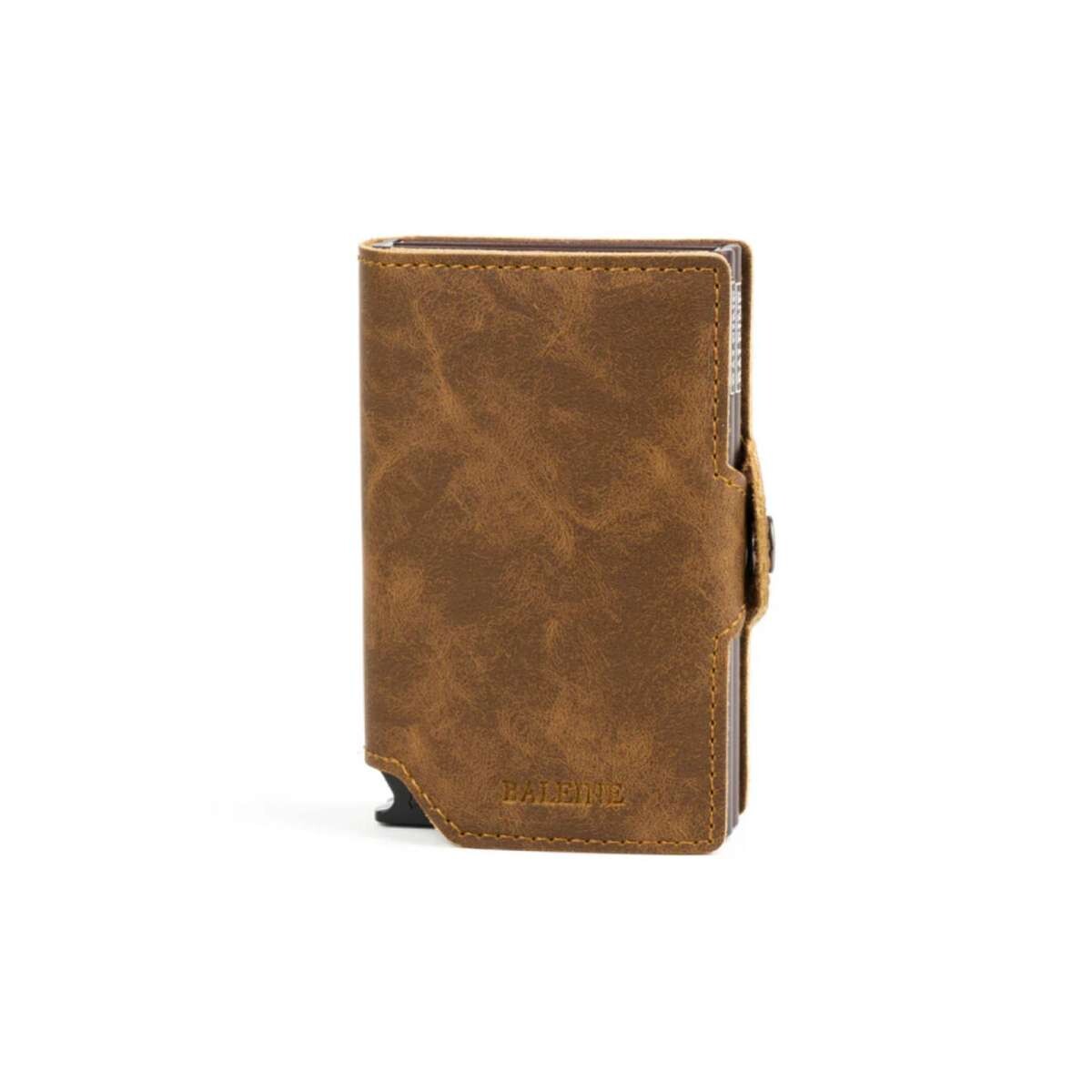 Billetera Baleine Double Kansas Zipper - Ligth Brown 