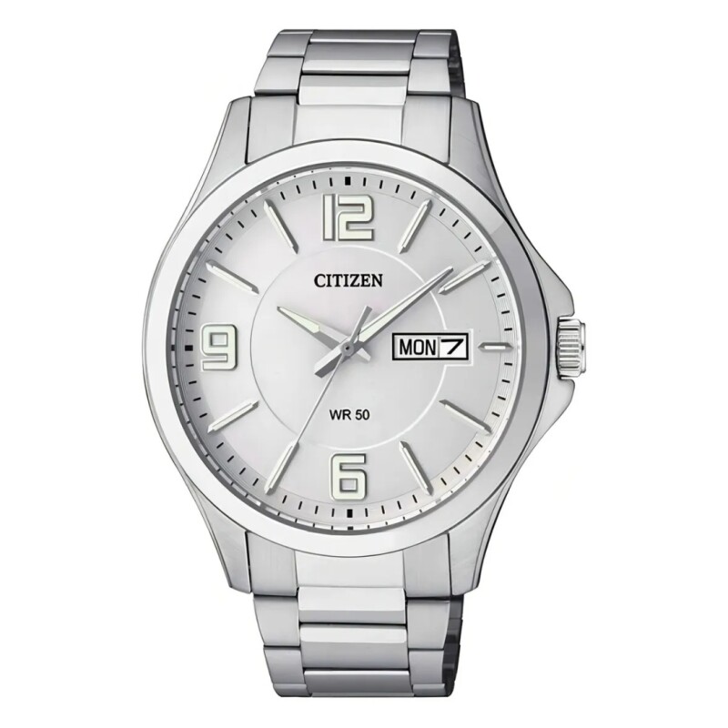 Reloj Citizen BF2001-55A para hombre con correa de acero Plateado