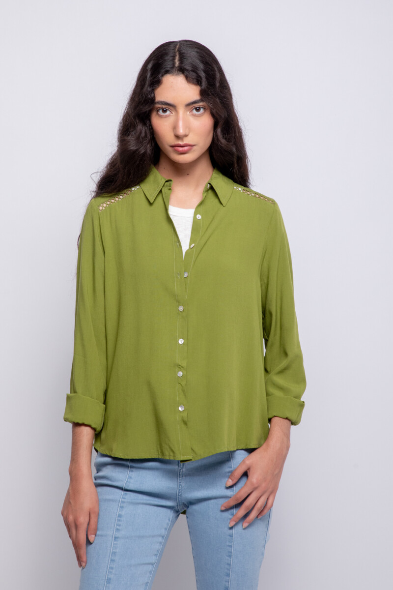 CAMISA JILLEN Verde Palta