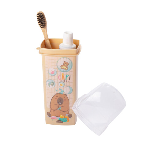 Portacepillo con Tapa Carpincho 290 ml U