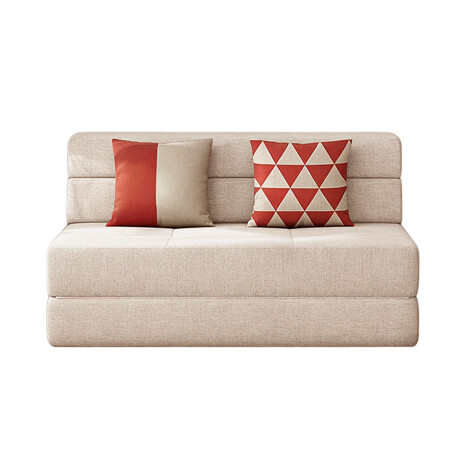 Sofá Cama Moderno 2 Cuerpos Beige BEIGE