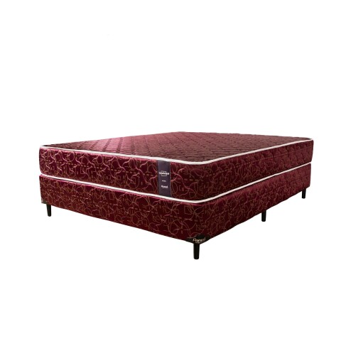 Sommier Paraná Convencional Pillow Top 160X200 Bordo (B+C) Sommier Paraná Convencional Pillow Top 160X200 Bordo (B+C)