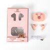 Auriculares bluetooth in ear diseño oso rosado con estuche Auriculares bluetooth in ear diseño oso rosado con estuche