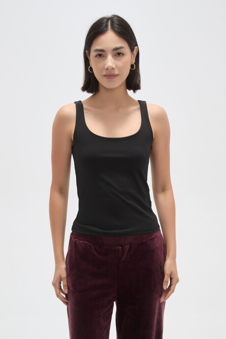 Musculosa Mintas Negro