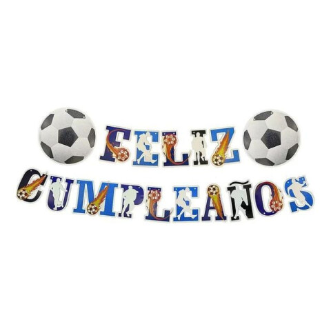 Guirnalda Feliz Cumple Futbol Guirnalda Feliz Cumple Futbol