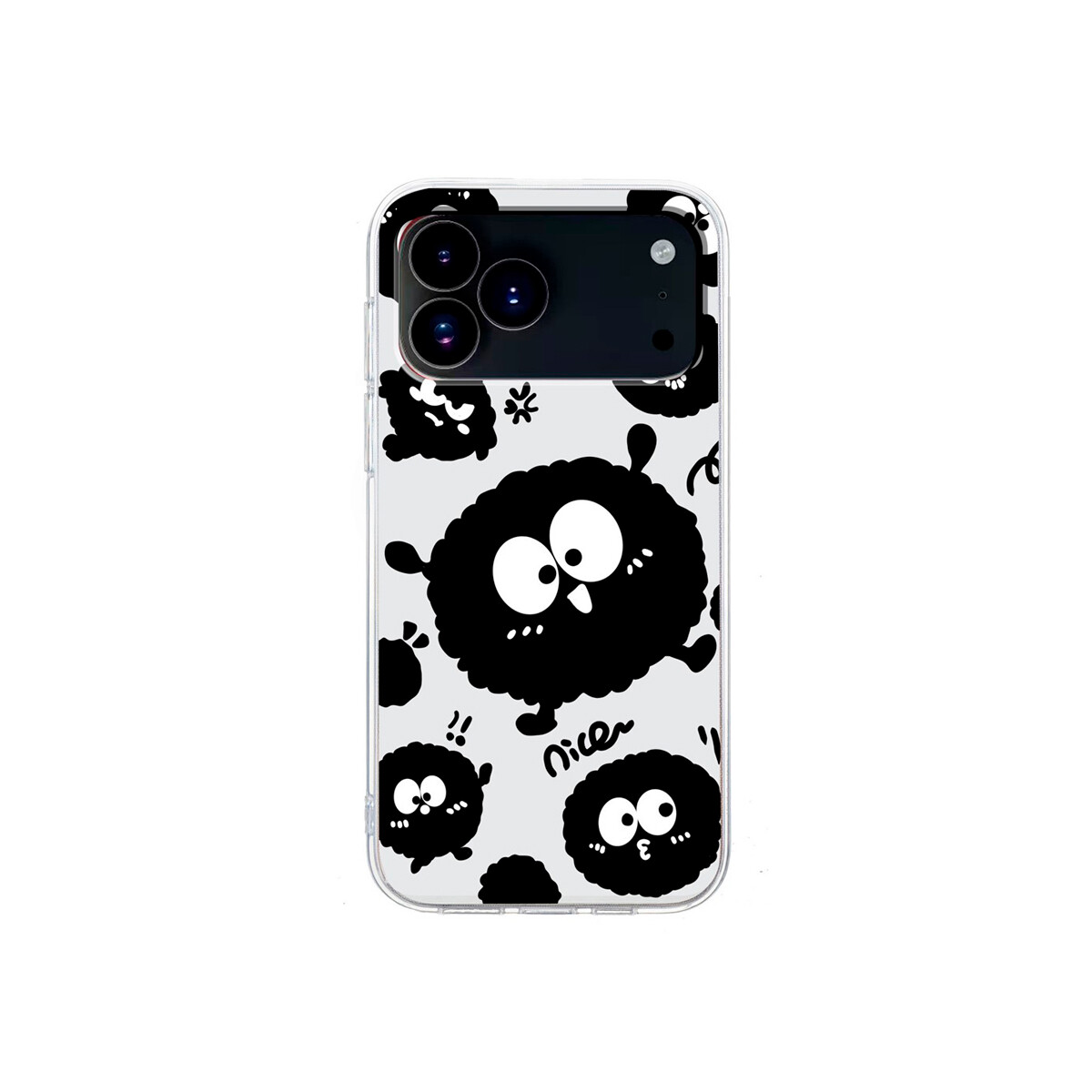 Protector para iPhone 17 Pro diseño ojos animados 