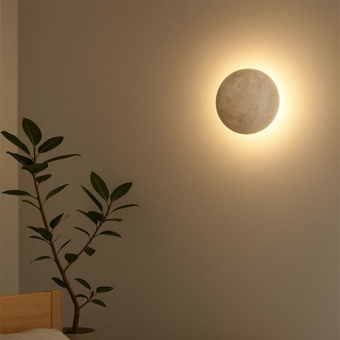 Aplique LED redondo de pared 5W cálido 150mm IX9280