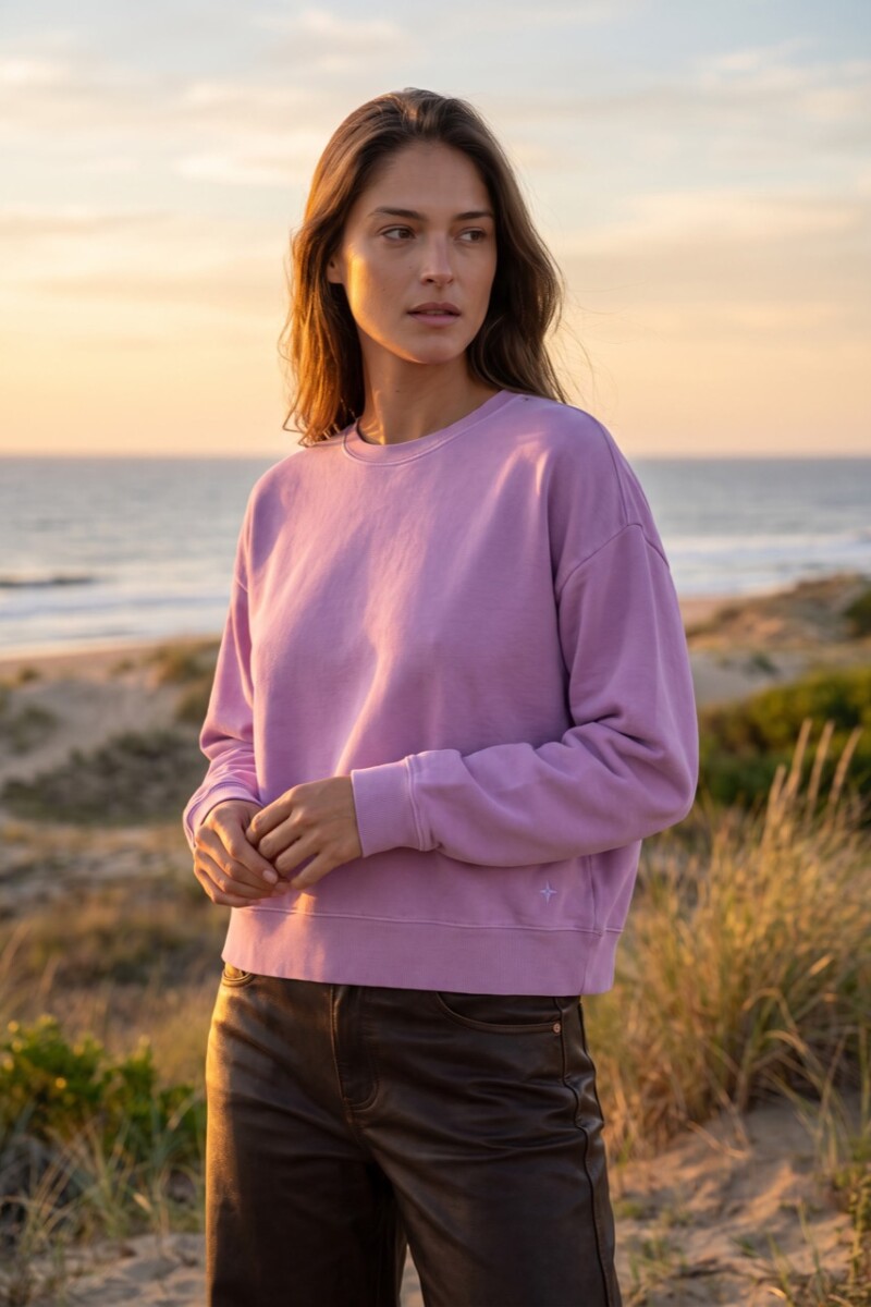 Sweater Algodón Rosa