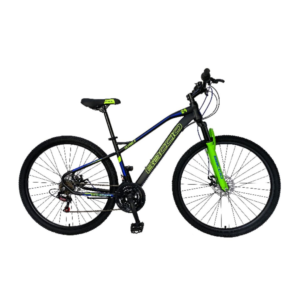 Bicicleta Baccio Alpina X Man R 29 Negra/Verde 