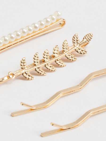 Set x4 ondulines metal Perlas Dorado