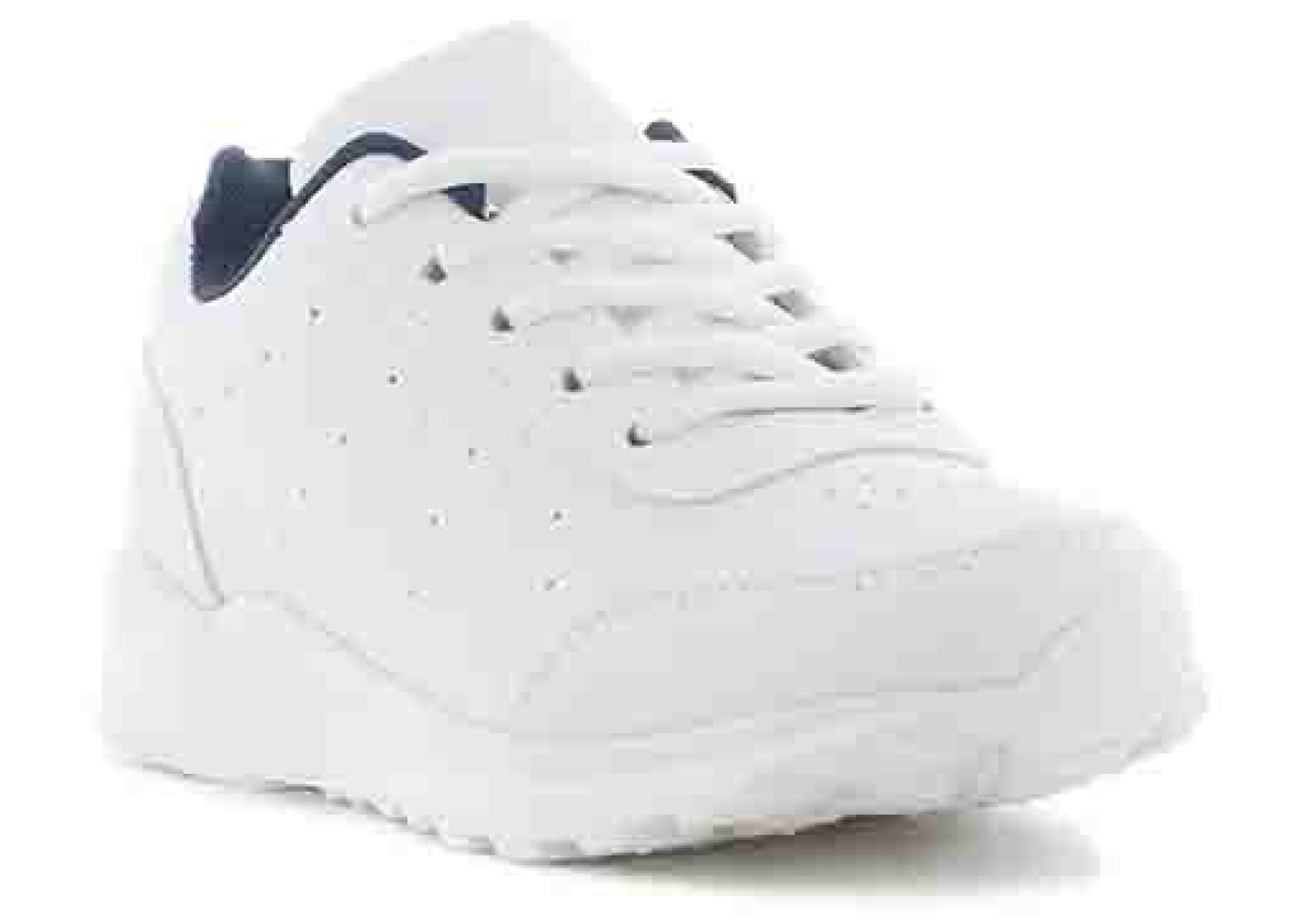 Championes Infantiles Boomerang BUZ acordonado - Blanco - Azul Marino 