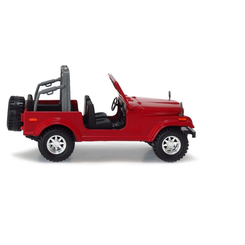Jeep Wrangler Burago Escala 1:24 Rojo Jeep Wrangler Burago Escala 1:24 Rojo